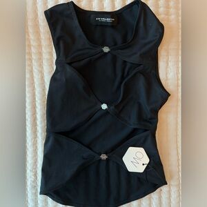 OW Collection Black Tank Top